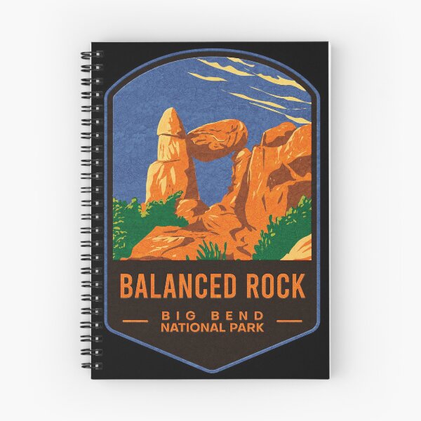 Item preview, Balanced Rock Big Bend National Park designed and sold by JordanHolmes.