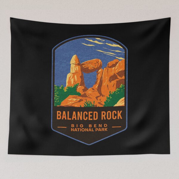 Item preview, Balanced Rock Big Bend National Park designed and sold by JordanHolmes.