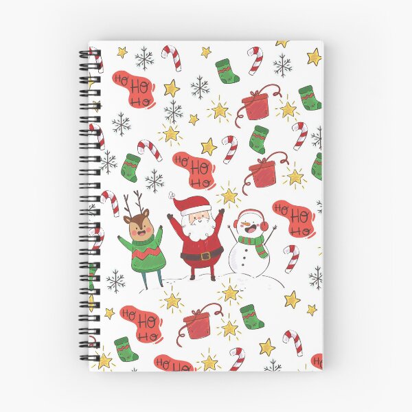 Item preview, colorful christmas santa claus pattern designed and sold by cruzzcreation.