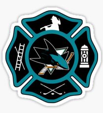 San Jose Fire - Sharks style Sticker