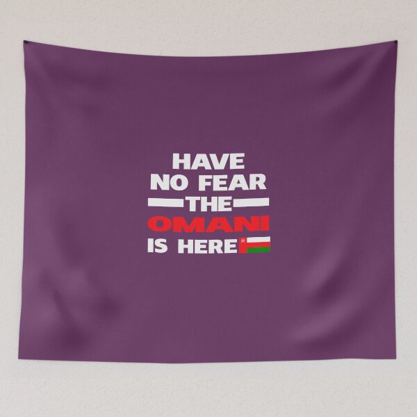 Item preview, No Fear Omani Is Here Oman Pride designed and sold by AlwaysAwesome.