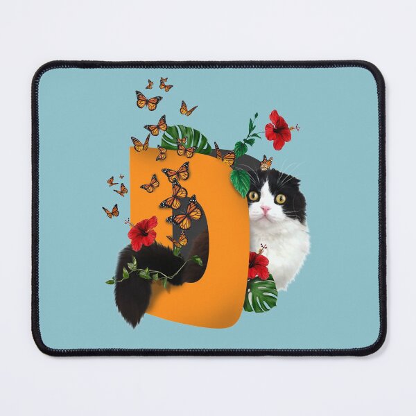 Item preview, Cat and Butterflies designed and sold by leBoosh-Designs.