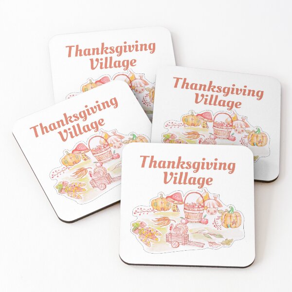 Item preview, Thanksgiving Village Colorful designed and sold by OneAction.