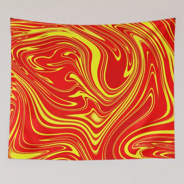 Item preview, Holographic Orange, Yellow and Red Fire Marble Chrome Design designed and sold by PrettyPage.
