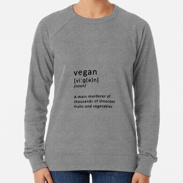 Pullover Hoodies Vegan Witze Redbubble