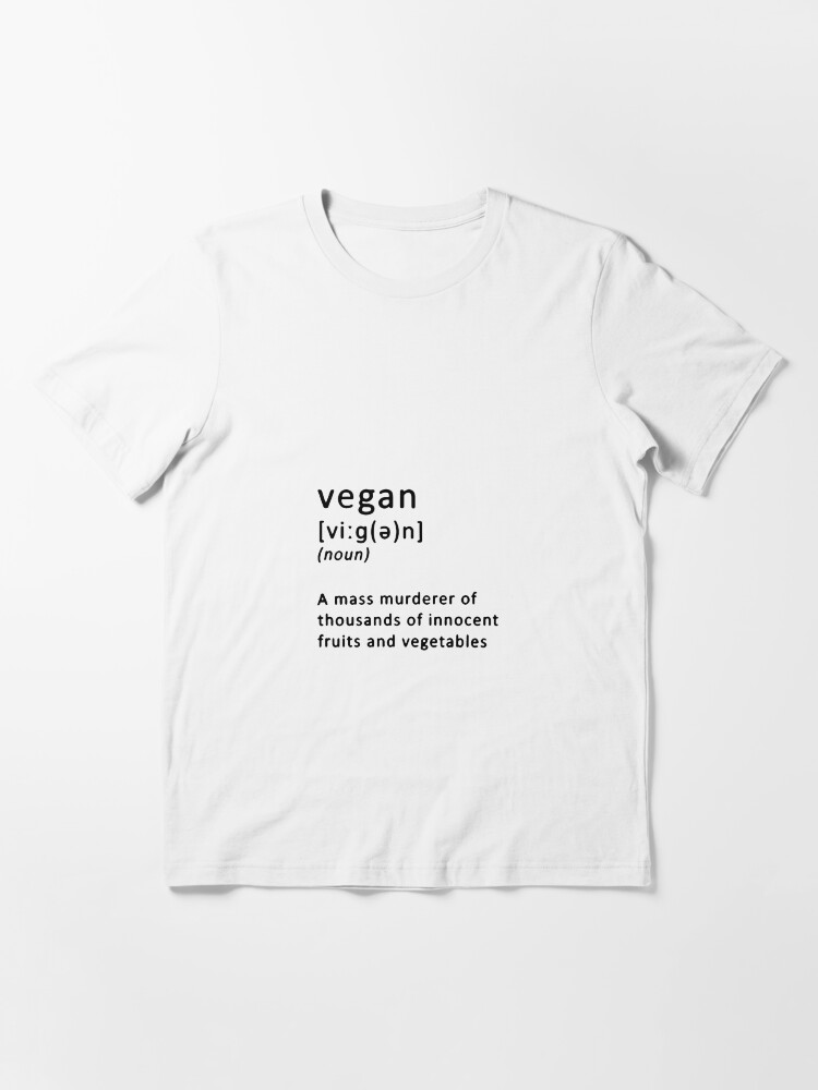 "Vegan Definition" Tshirt for Sale by BSStore Redbubble vegan t