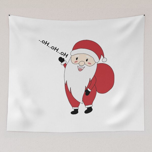 Item preview, Cute Santa Claus - ho ho ho designed and sold by Mylecm.