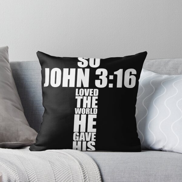 Item preview, John 316 Christian Cross Religious Bible Verse designed and sold by TrumpshiAnei.