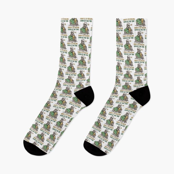 Item preview, Skeleton Feeling Good with Beer   designed and sold by lacticproblems.