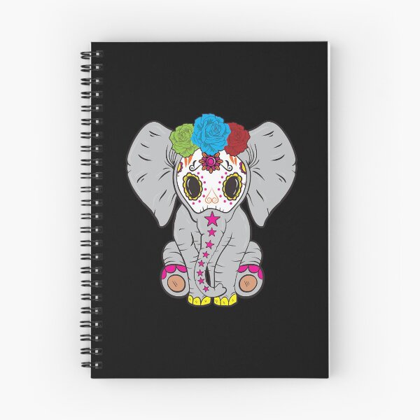 Item preview, Sugar Skull Elephant Day of The Dead Animal Lover Gift  designed and sold by Ifeanyichukw.