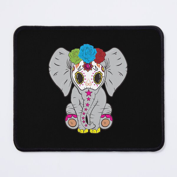 Item preview, Sugar Skull Elephant Day of The Dead Animal Lover Gift  designed and sold by Ifeanyichukw.