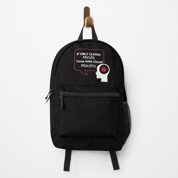 Item preview, If Only Closed Minds Came With Closed Mouths (Red) designed and sold by Vimbuy.