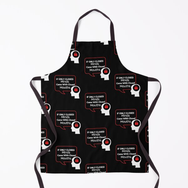 Item preview, If Only Closed Minds Came With Closed Mouths (Red) designed and sold by Vimbuy.