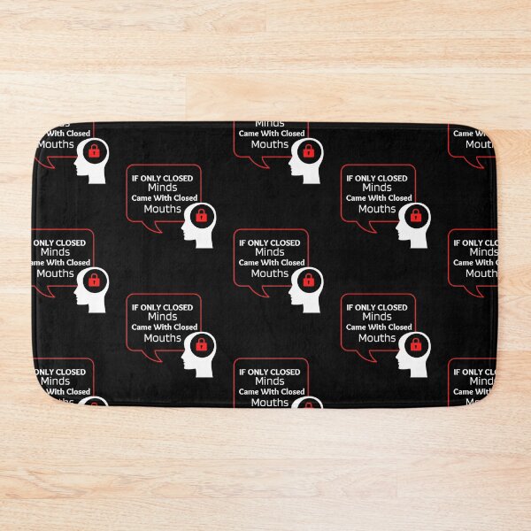 Item preview, If Only Closed Minds Came With Closed Mouths (Red) designed and sold by Vimbuy.