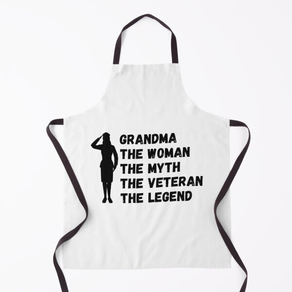 Item preview, Grandma the woman the myth the veteran the legend (Black) - Grandparents Day and Veterans Day designed and sold by CaitU.