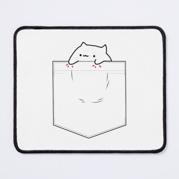 Item preview, Bongo Cat Pocket Tee designed and sold by JurrienTimber.