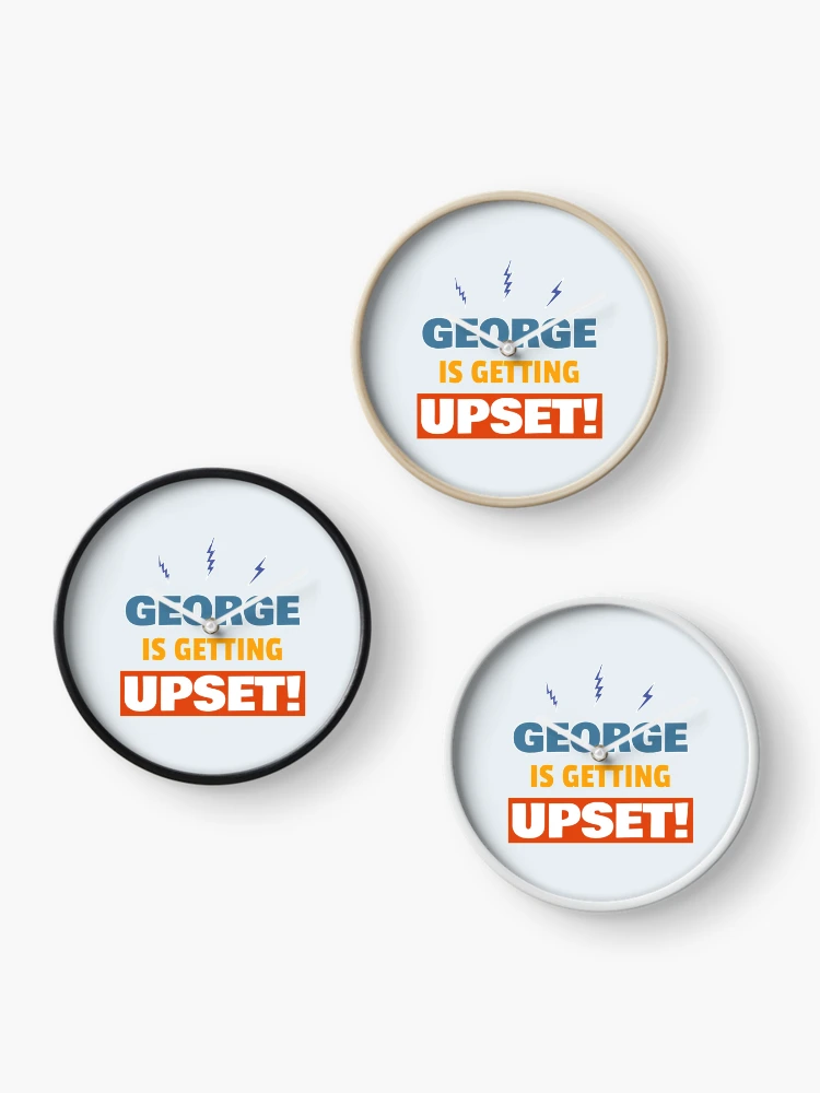 Thumbnail 3 of 4, Clock, CopGeorge Is Getting Upset designed and sold by lacticproblems.