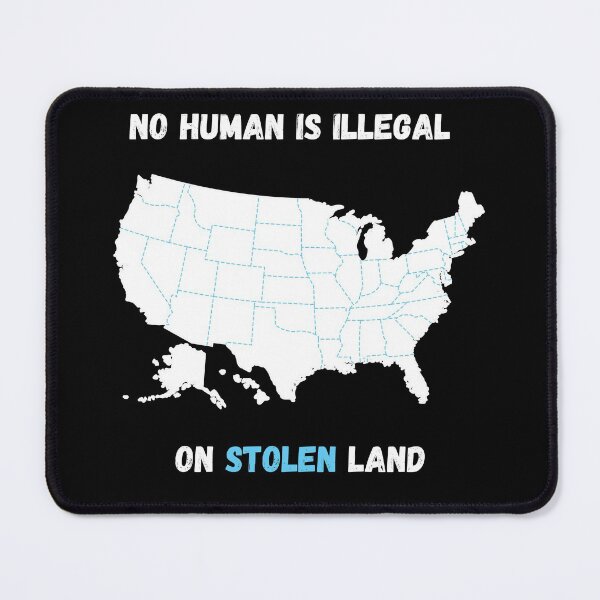 Item preview, No Human is illegal on Stolen Land| Stolen Lands| Occupied Lands| illegal settlement (First Edition): designed and sold by TheShahinDesign.