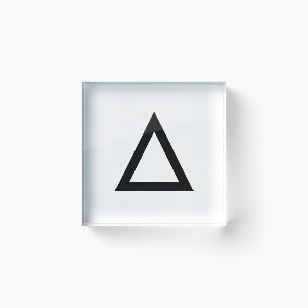 Item preview, Triangle Invitation black Geometric Shapes Game Play designed and sold by Hyper-Field.