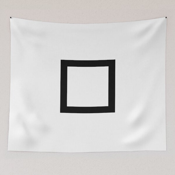 Item preview, Square Invitation black Geometric Shapes Game Play designed and sold by Hyper-Field.