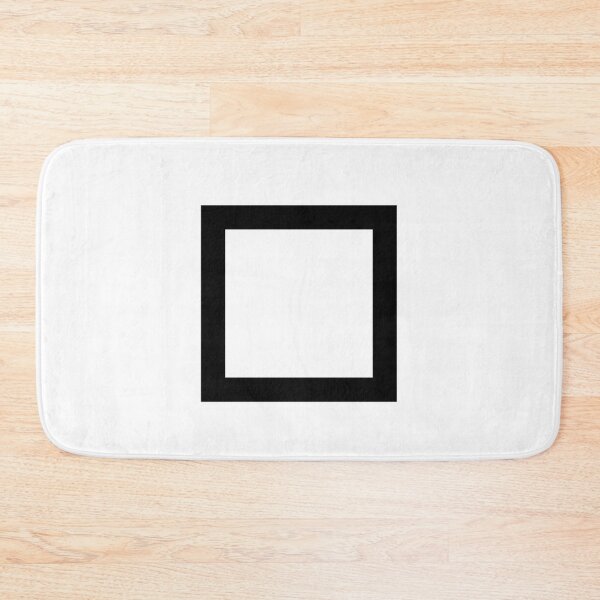Item preview, Square Invitation black Geometric Shapes Game Play designed and sold by Hyper-Field.
