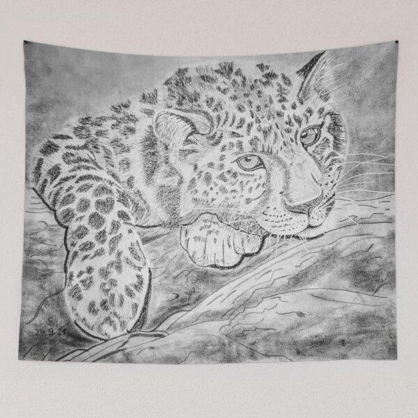 Item preview, Jaguar black and white designed and sold by AceNeela.