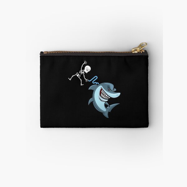 Item preview, Skeleton Riding Like Flying Crafty Shark Funny Halloween Gift Idea designed and sold by DKA-2ndBoy.