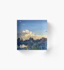 Mono Lake Tufas Acrylic Block