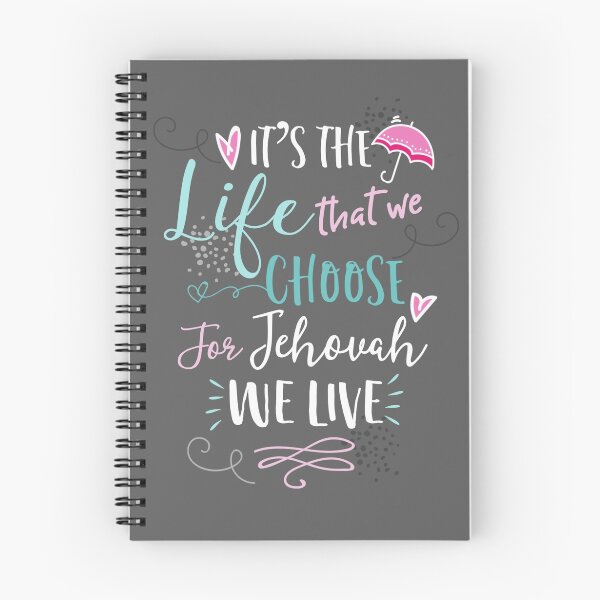 Item preview, FOR JEHOVAH WE LIVE designed and sold by Paper Bee Gift Shop.