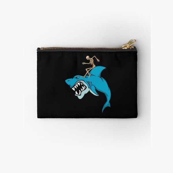 Item preview, Skeleton Riding Rodeo Skittish Shark Funny Halloween Gift Idea designed and sold by DKA-2ndBoy.