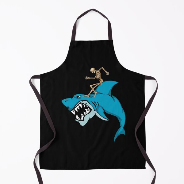 Item preview, Skeleton Riding Rodeo Skittish Shark Funny Halloween Gift Idea designed and sold by DKA-2ndBoy.