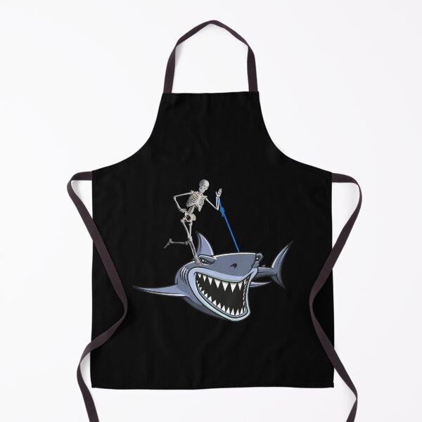 Item preview, Skeleton Riding Surfing Shark Funny Halloween Gift Idea designed and sold by DKA-2ndBoy.