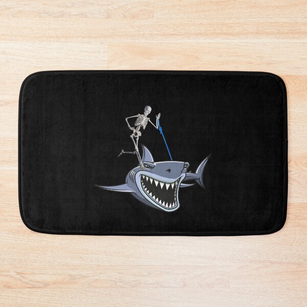 Item preview, Skeleton Riding Surfing Shark Funny Halloween Gift Idea designed and sold by DKA-2ndBoy.