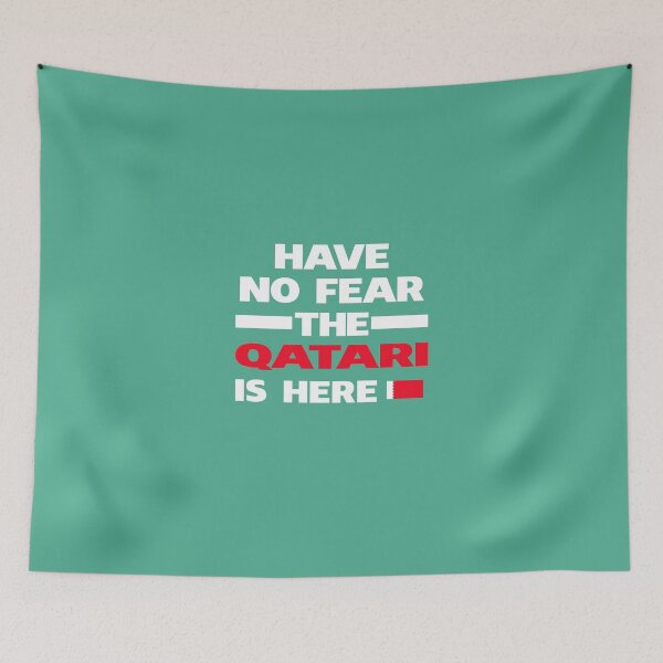 Item preview, No Fear Qatari Is Here Qatar Pride designed and sold by AlwaysAwesome.