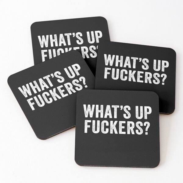 Item preview, Whats Up Fuckers Crude Offensive Funny Adult Humor designed and sold by JaydanshiTka.