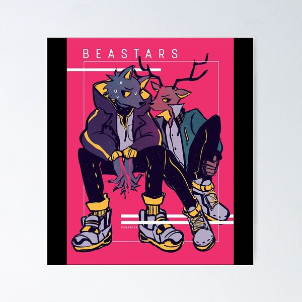 Item preview, Beastars pink poster designed and sold by BrooksMcCoy.