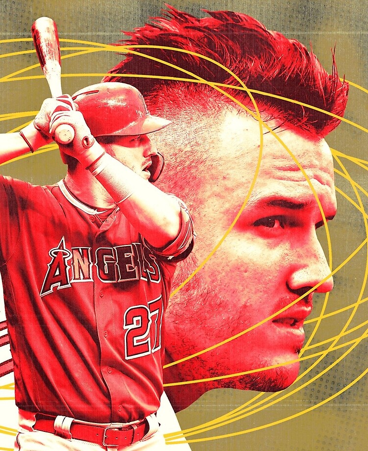 Download Mike Trout Of Los Angeles Angels Wallpaper