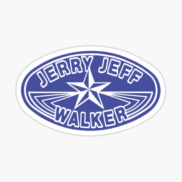&ldquo;Jerry Jeff Walker&rdquo; Sticker by JurrienTimber | Redbubble