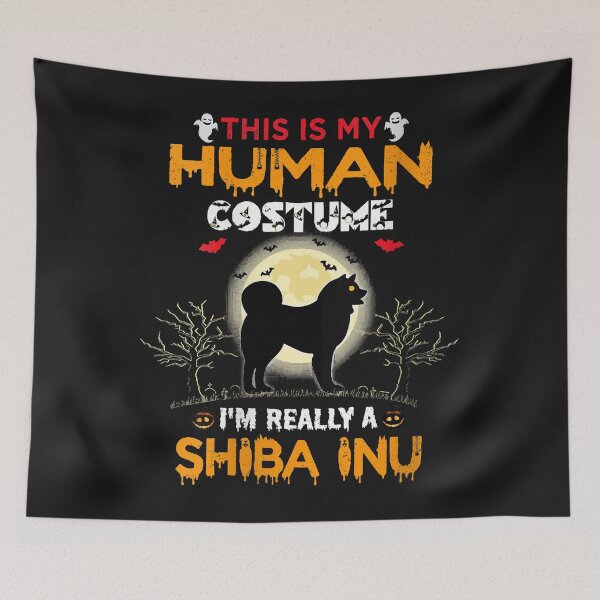 Item preview, Happy Halloween. this is my human costume shiba inu classic T shirt designed and sold by TalbotElizabeth.