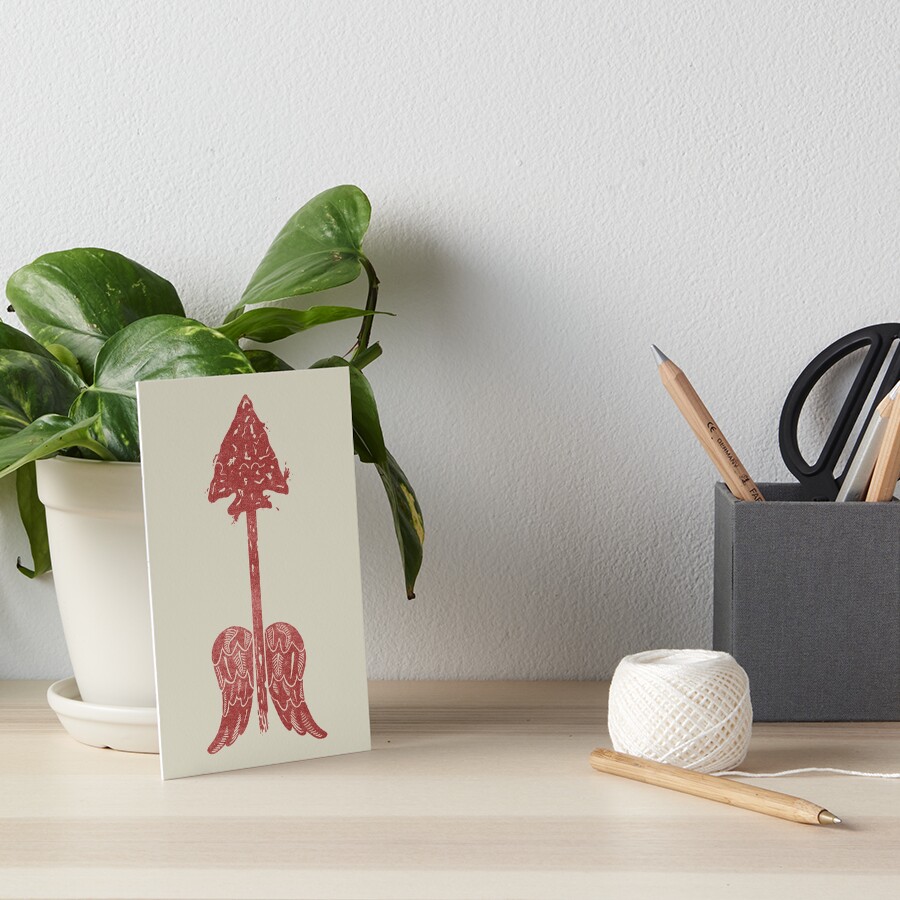 Arrow on the Doorpost Art Board Print