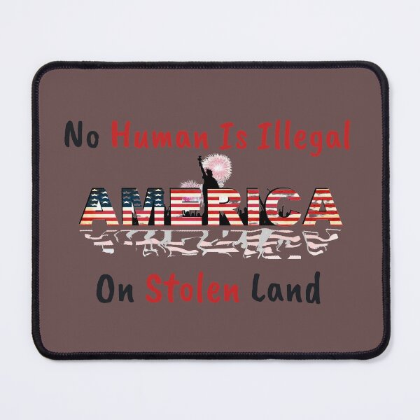 Item preview, No Human is illegal on Stolen Land| Stolen Lands| Occupied Lands| illegal settlement (Second Edition): designed and sold by TheShahinDesign.