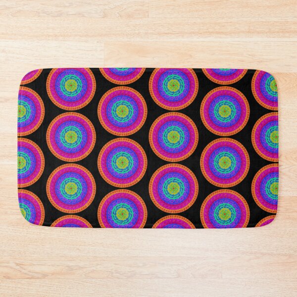 Item preview, Vivid Abstract Pattern Piece (Offset Grid) - No. 2 by Nathaniel Mee designed and sold by nathanielmeeart.