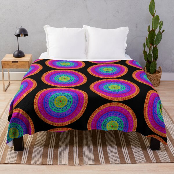 Item preview, Vivid Abstract Pattern Piece (Offset Grid) - No. 2 by Nathaniel Mee designed and sold by nathanielmeeart.