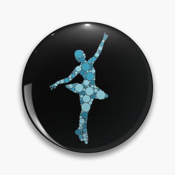 Item preview, Ballerina Dancer Blue Polka Dots | International Dot Day designed and sold by GravitiTees.