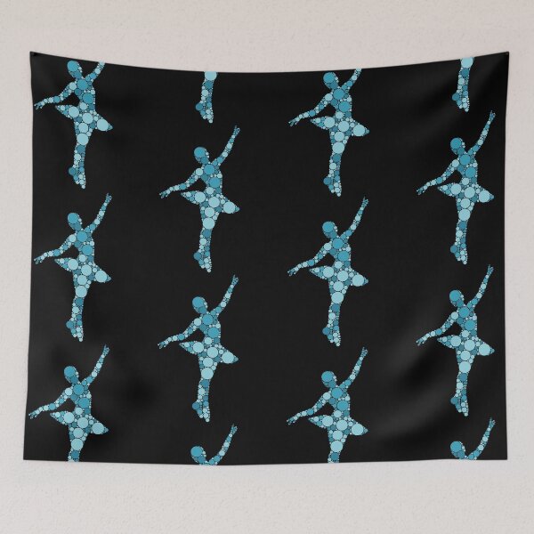 Item preview, Ballerina Dancer Blue Polka Dots | International Dot Day designed and sold by GravitiTees.