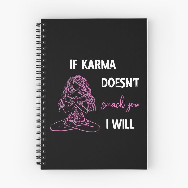 Item preview, If Karma Doesn't Smack You I will - Sassy Quotes designed and sold by DigitalGemShop.