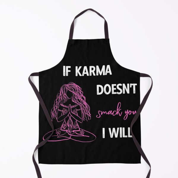 Item preview, If Karma Doesn't Smack You I will - Sassy Quotes designed and sold by DigitalGemShop.