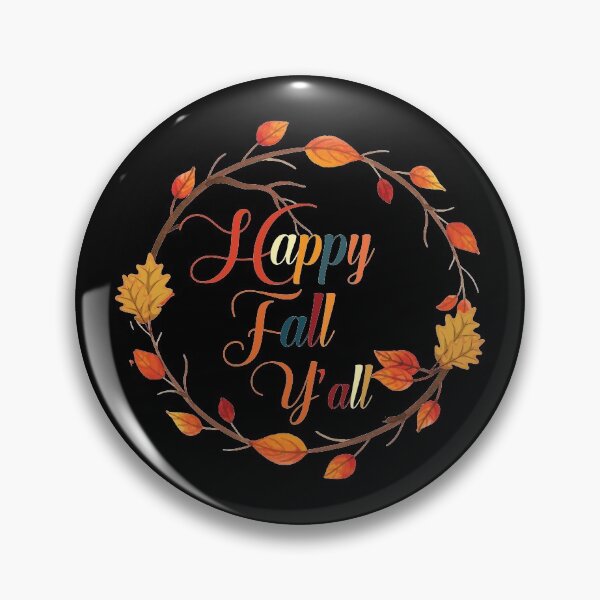 Item preview, Happy Fall Y'all designed and sold by Mellow Doodle Co..