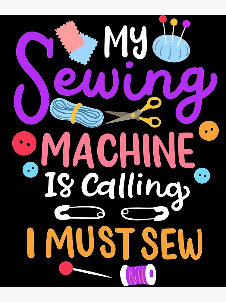 Pink Sewing Machine Poster for Sale by MelissaMade