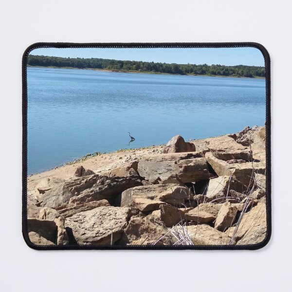 Item preview, Rocky shore with crane designed and sold by ElphCreations.